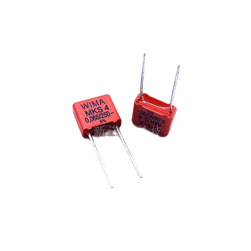 

10pcs/German Weimar Capacitor WIMA 250V 683 0.068UF 250V 68nF MKS4 Pin Distance 7.5mm