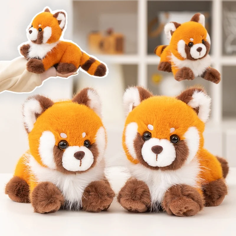 

Hot 1pc 17cm Prone Position Cute Raccoon Soft Stuffed Pillow Cushion Plush Toy Animals Racoon Home Sofa Ornament Kids Baby Gifts