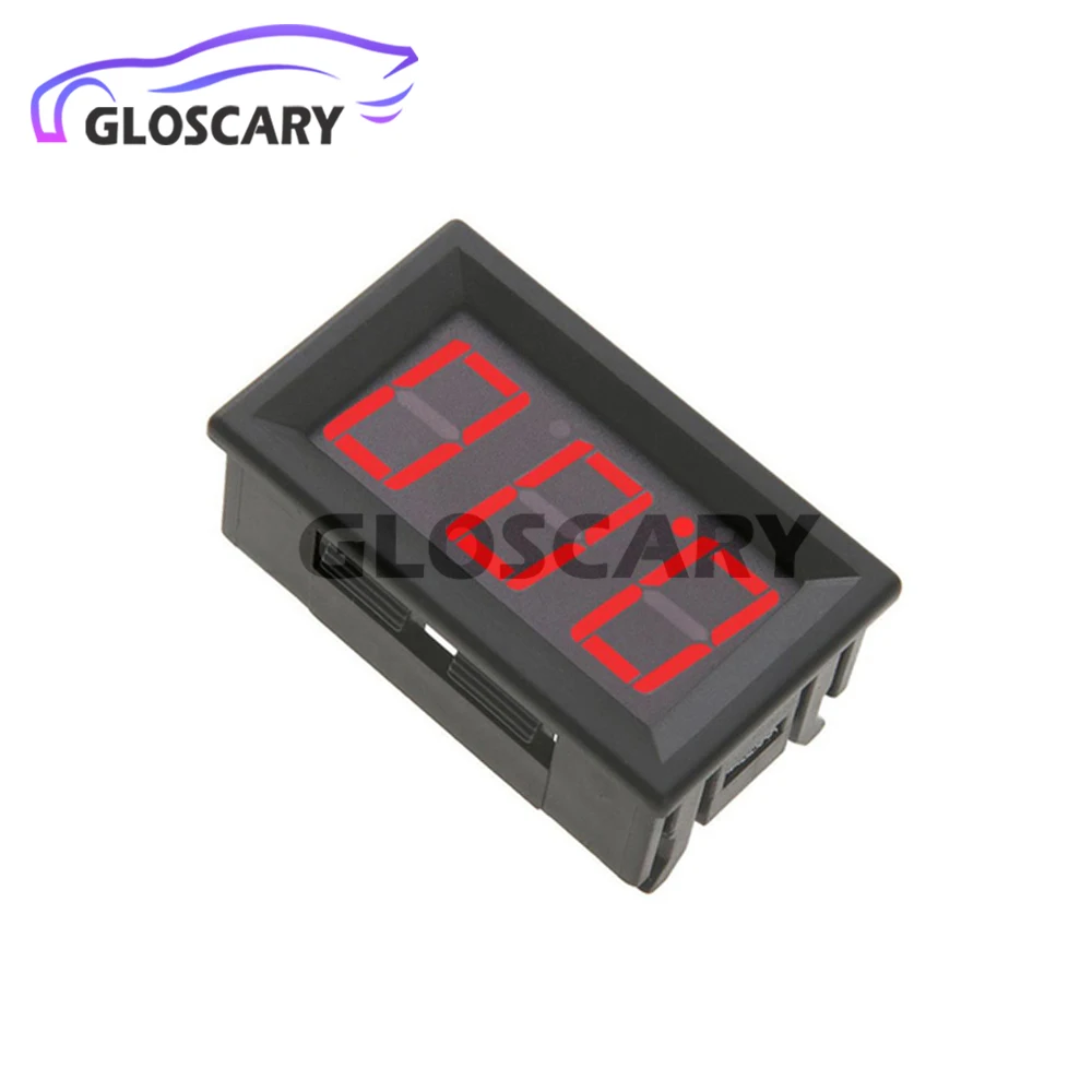 DC0-100V الفولتميتر الصغير جهاز قياس الجهد الكهربائي تيار مستمر الجهد مقياس الجهد مؤشر الجهد ل EV سيارة دراجة نارية الجهد رصد