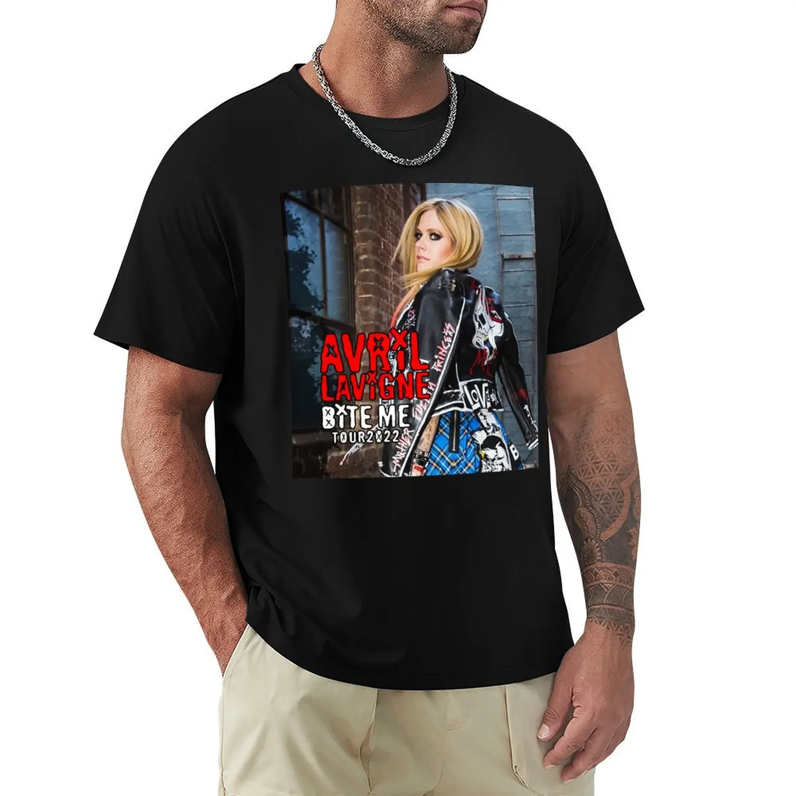 

Enam Tyla Tour Lavigne T-Shirt Plus Size Summer Casual T-Shirt