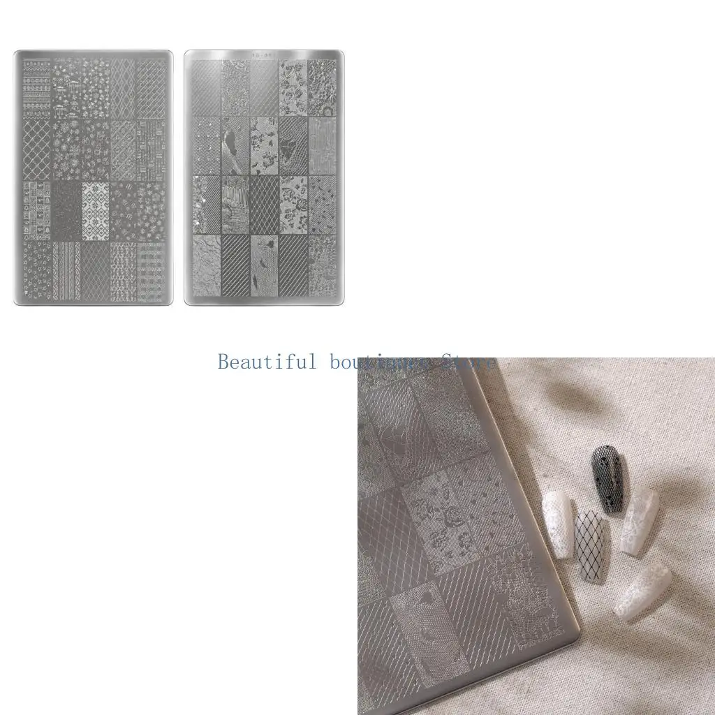 U4LF Reusable Design Plate for Detailed Polish Pattern Transfer