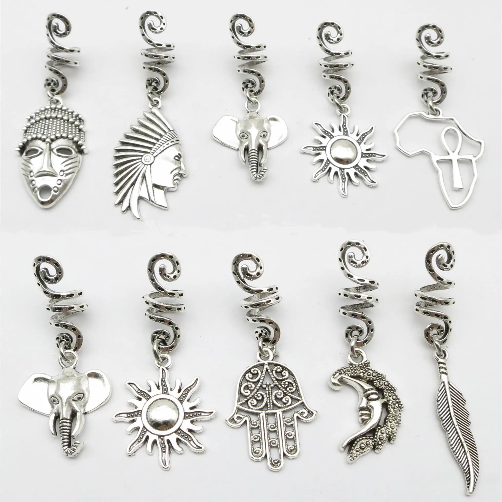 

спиральная коса для волос, дреды, бусины, зажимы, подвески, африканские косы, манжеты, кольца, ювелирные аксессуары в стиле хип-хоп