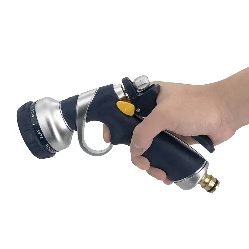 1pc Garden Water Gun ,Adjustable  Sprinkler Hose Nozzle , High PressureWasher , Car Wash Cleaning Tool , Lawn Watering Sprinkler