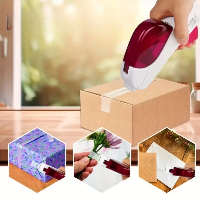 handheld-packing-tape-gun-with-automatic-cutter-is-safe-and-convenient