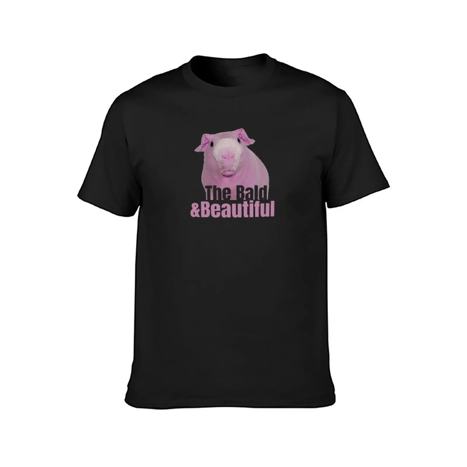 Skinny Pig Bald and Beautiful. Guinea hairless. T-Shirt hippie clothes vintage clothes mens clothing