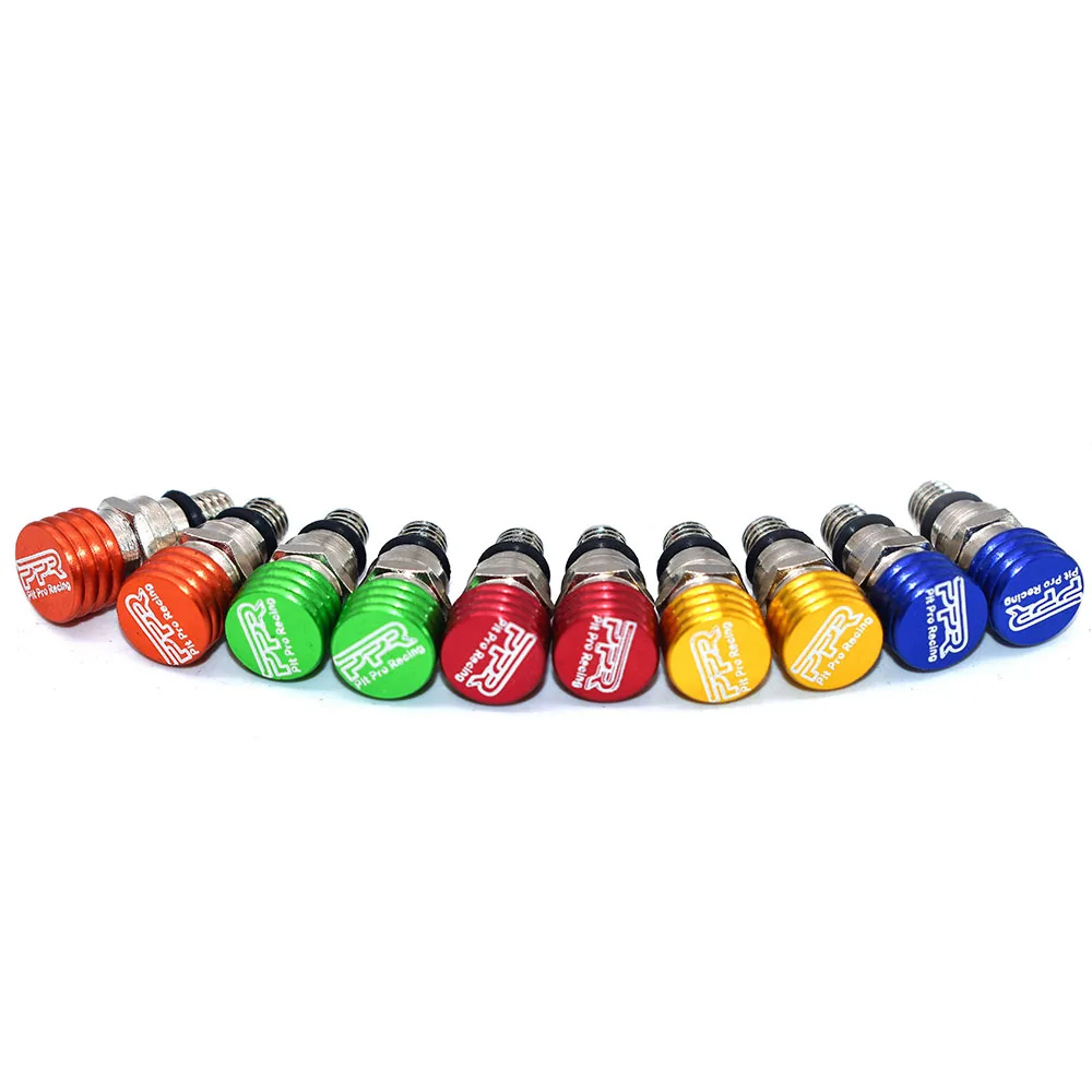 M5x0.8 M4x0.7 Motorcycle Bleed Front Fork Air Bleeder Valves for YZF CRF KLX  YZ TTR WR KT 125 250 300 450F  DRZ RM RMX RMZ