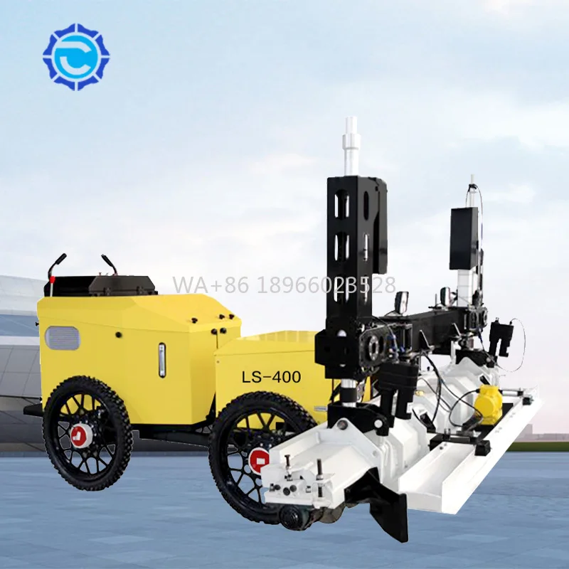 Certifié CE et ISO. Machine à truelle électrique en béton guidé, auto-nivelant pour pont et pavage routier