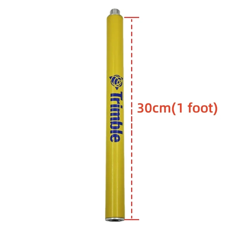 30cm 1 Foot Surveying Extension Pole Prism Antenna Extend Section For Trimble R12i R12 R10 R9snR8s R2 GPS 5/8 x 11 thread