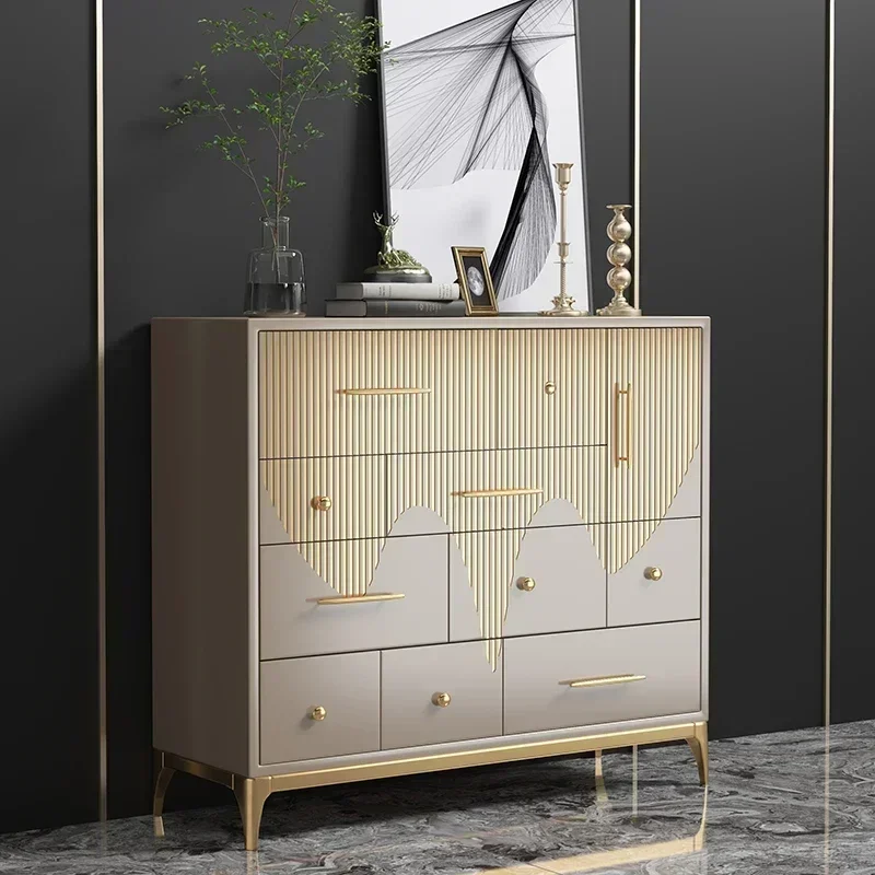 

Bedroom Storage Locker Living Room Decoration Entrance Hallway Partition Sideboard All-in-One Cabinet