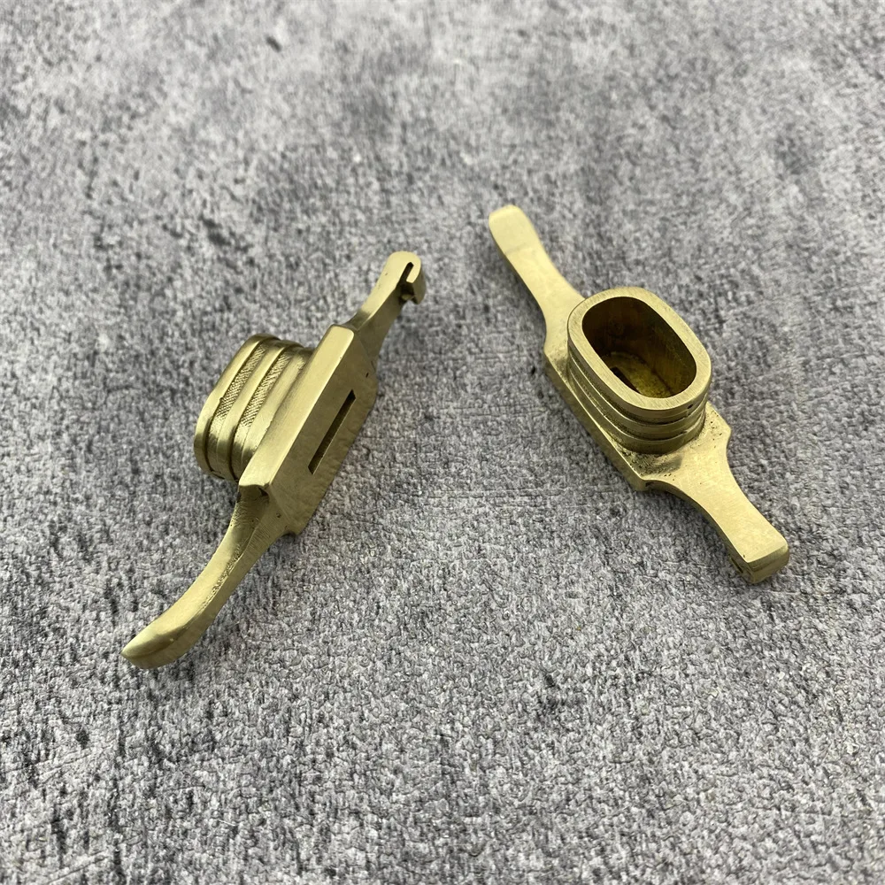 Brass DIY handle hand guard brass handle hand guard tool parts knife embryo accessories