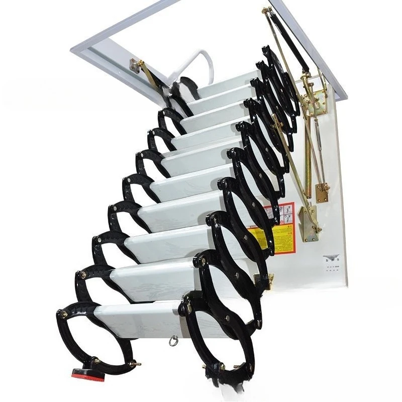 Outdoor stairs, steel attic stairs, step steps and telescopic ladders