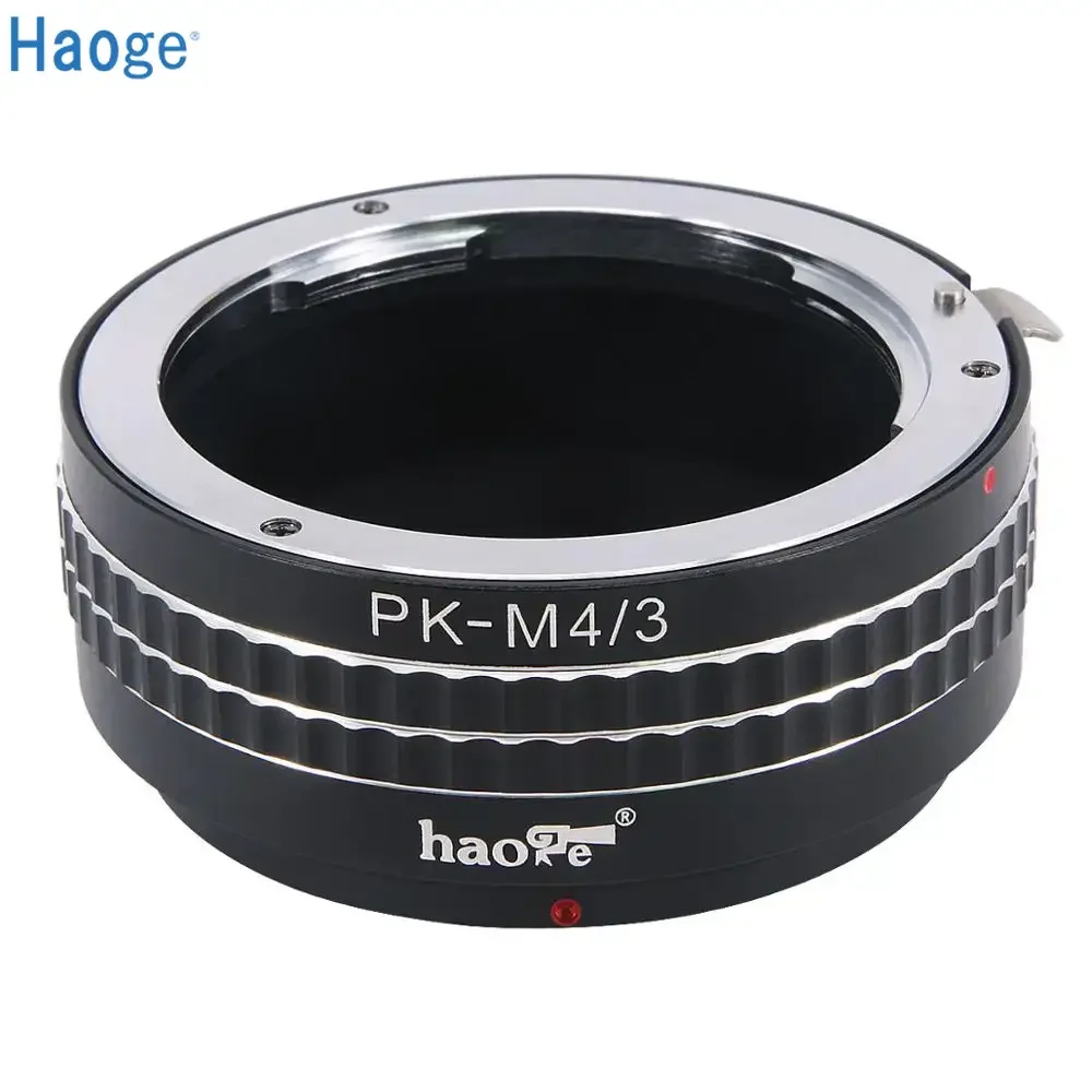 Haoge adaptador de montaje de lente Manual para cámara de montaje Pentax K PK a Olympus y Panasonic Micro Four Thirds MFT M4/3 M43