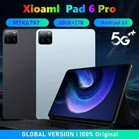 2024 Xioami Global Version Pad 6 Pro Tablet Android 13 16GB+1TB MTK6797 12000mAh Tablet PC 5G Dual SIM Card WIFI HD 4K Mi Tab