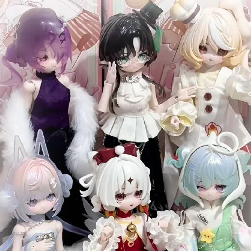 

Кукла BJD COME4FREE MINTY Fortune Sign Spirit Series 3 1/8, подвижная фигурка, коллекционная игрушка в закрытой коробке, подарок для девочек