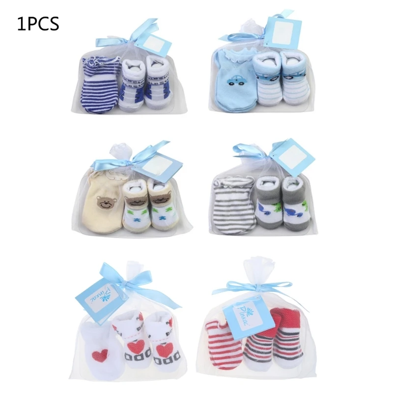 

Socks Gloves Set For Baby Boys Infant 0-6 Months Newborn Gift Baby Accessories Dropship