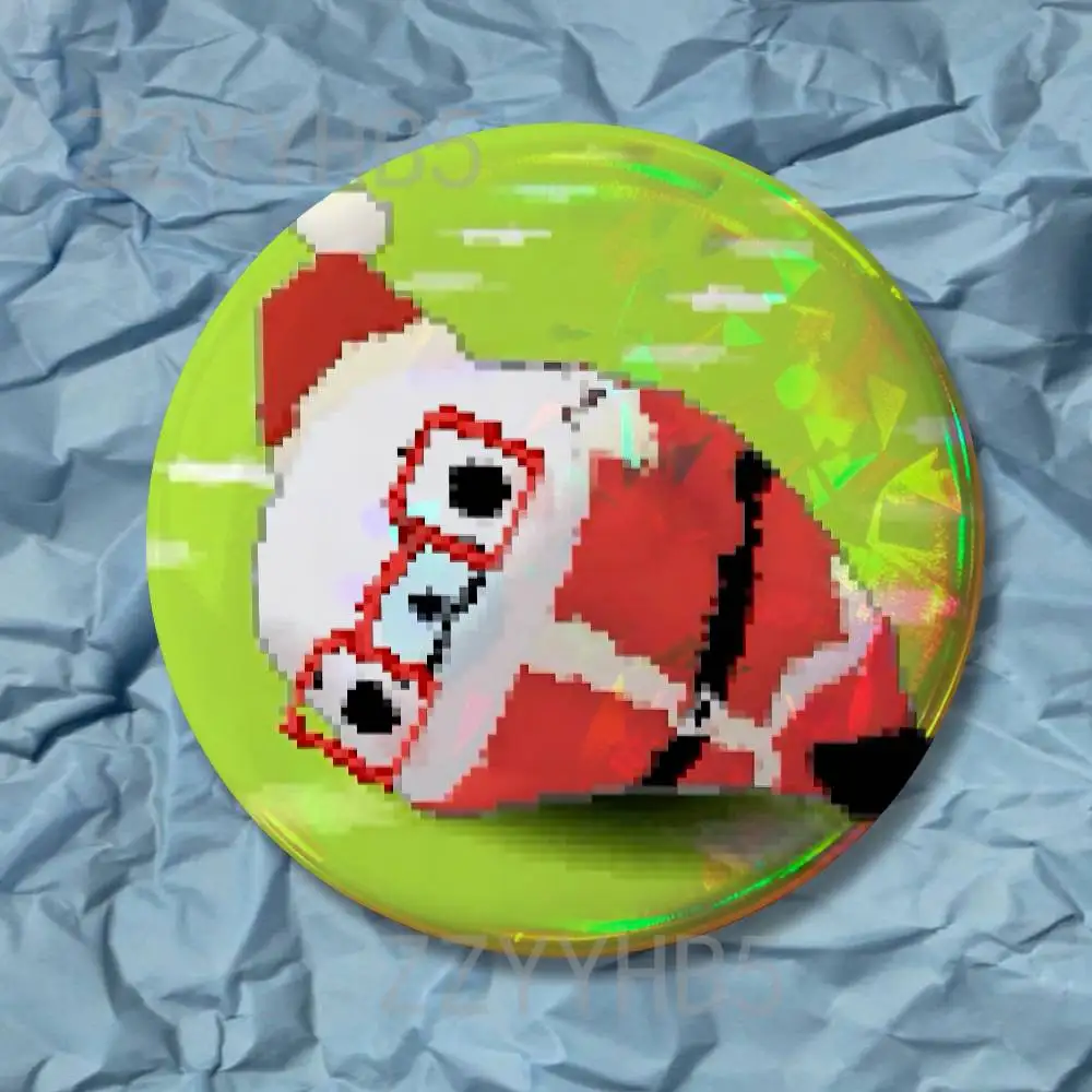 CUTE M-Mamegoma Seal Meme Coin Badges Tinplate Round Brooch Custom Anime Role Enamel Pins Gifts for Fans Friends - Image 6