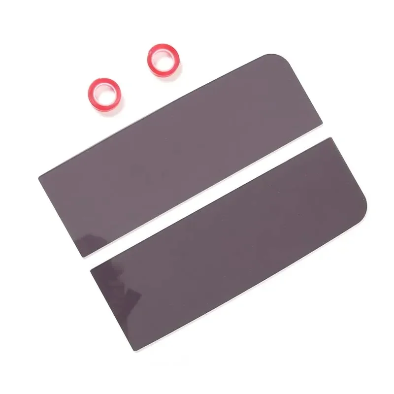 2 قطعة غطاء خفيف الخلفي المدخن الأسود عدسة قذيفة الذيل غطاء مصباح تقليم اكسسوارات السيارات صالح ل هامر H2 شاحنة بيك اب 2003-2009 #6