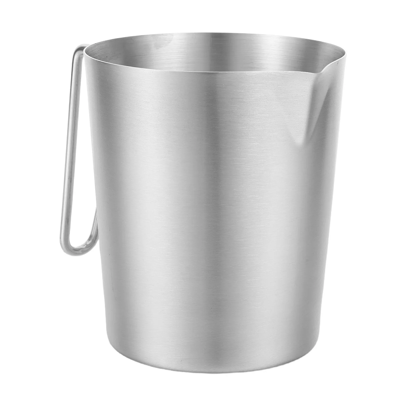 Stainless Steel Measuring Pitcher Large Mouth 1L Solid 304 Stainless Milk Frothing Jug Coffee Steaming Pitcher Kitchen Measuring
