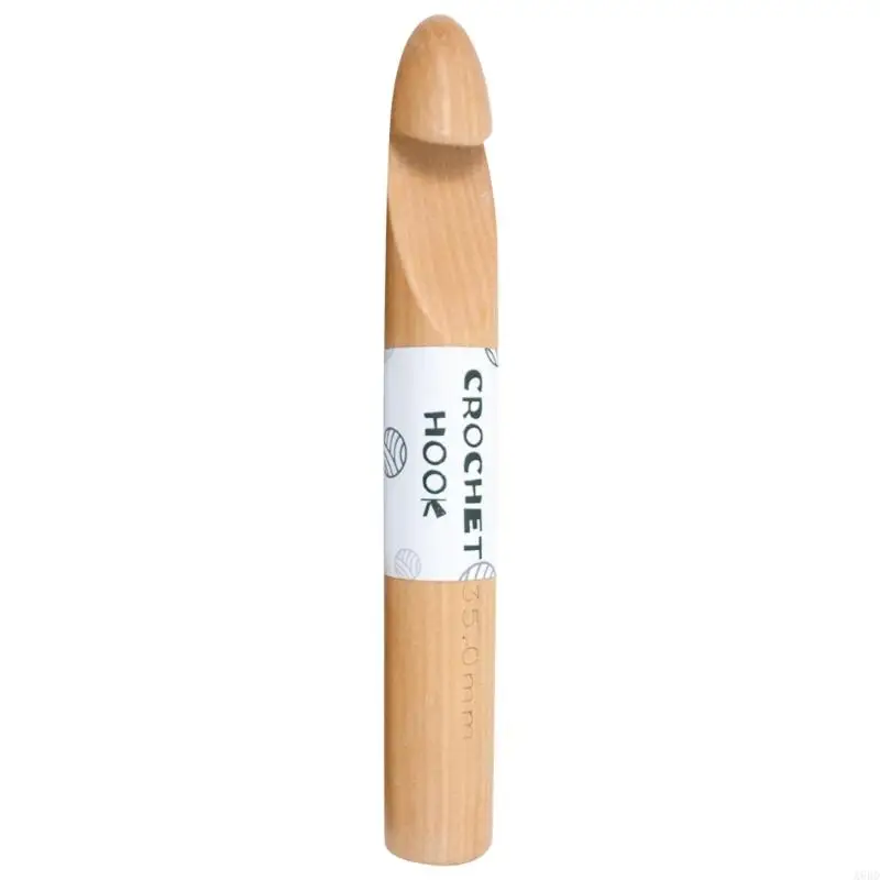A6HD Beech all'uncinetto da 30 mm 35 mm a basso contenuto uncinetto in legno uncinetto a punto singolo per