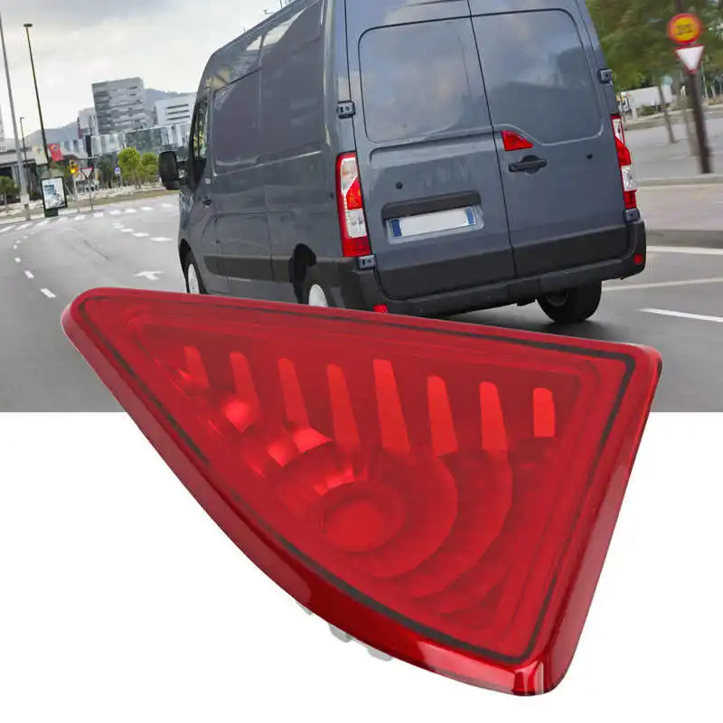 Third Brake Light 26540‑00Q0C Rear Red Central Brake Light Replacement for  Master  Movano 2010‑2019