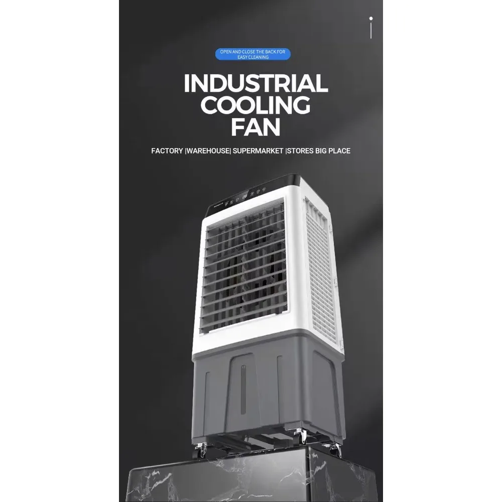 Electric Portable Air Cooler, 3-Speed Remote Control, High Efficiency Refrigeration, Low Energy Consumption, Household Use