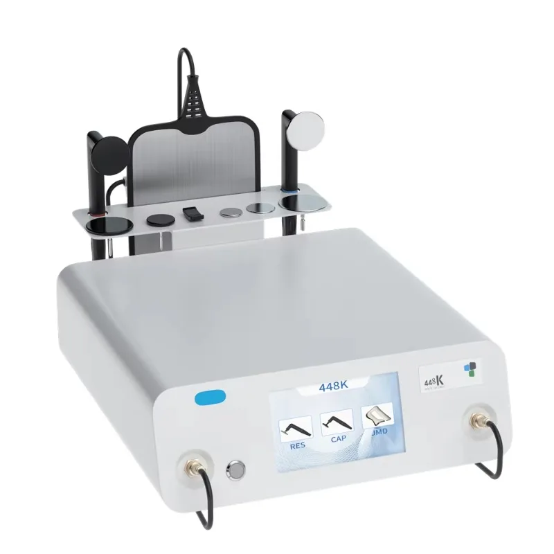 448KHz Diathermy RET/CET Resistive Energy Transfer Tecar Electric Muscle Stimulation Shock Wave Physiotherapy Machine