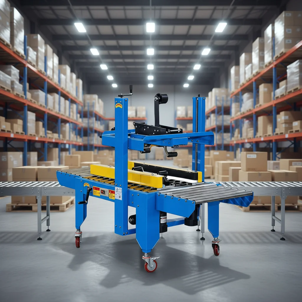 

Semi Automatic Side Drive Box Case Carton Tape Sealer Sealing Machine