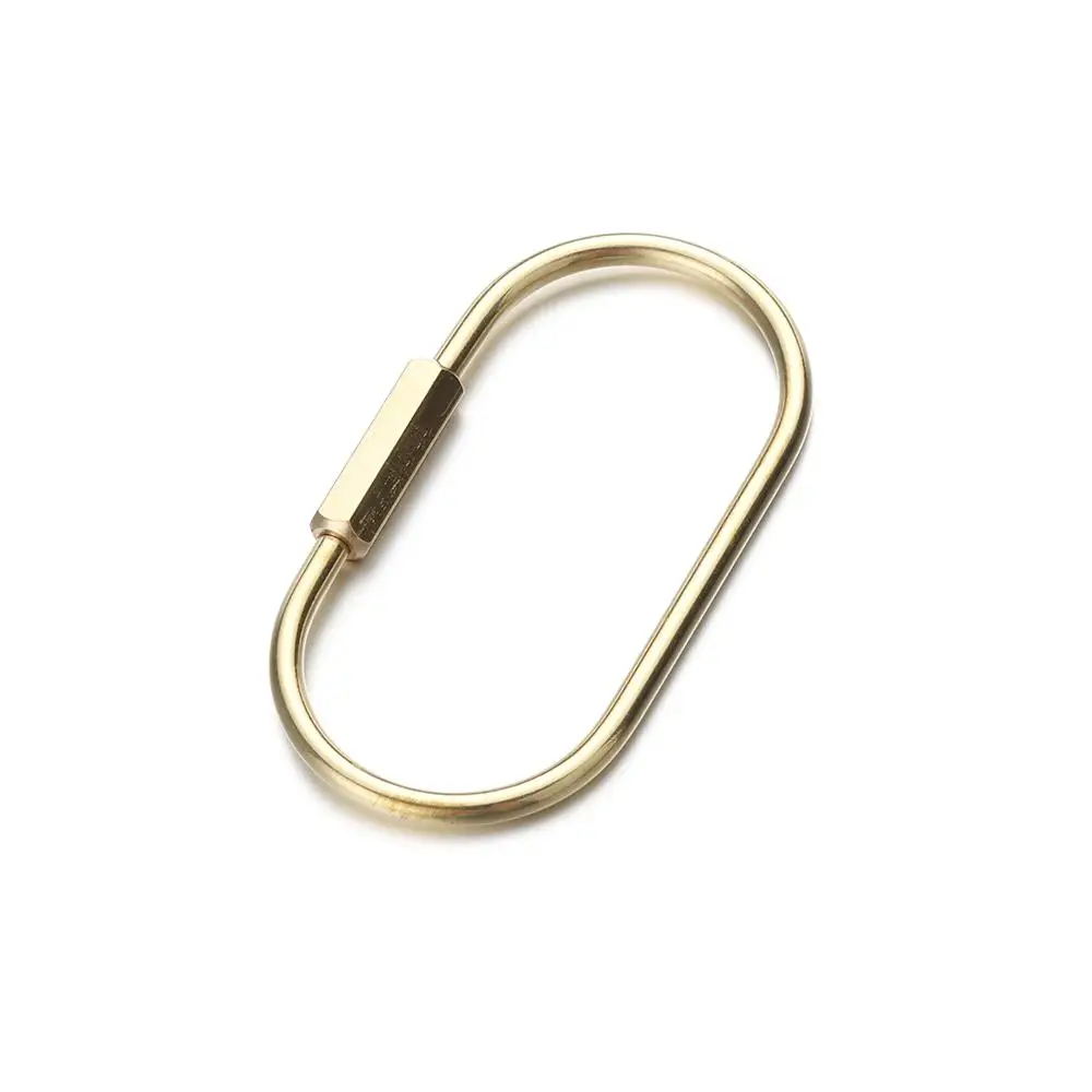 Creative DIY Craft Tools Buckles Jewelry Accessories Pendant Brass Keychain Key Ring