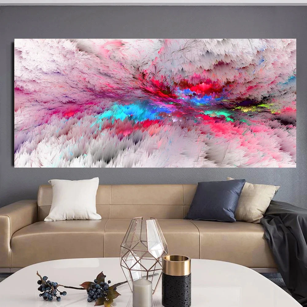 Aurora Scenery Cloud Abstract Art Posters Canvas Print Painting Modern Art Independe Wall Picture for Living Room Home Decor