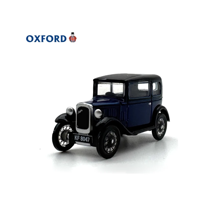 OXFORD Diecast 1:76 Scale Austin 7 RN Alloy Retro Car Model Finished Product Simulation Toy Collection Static Model