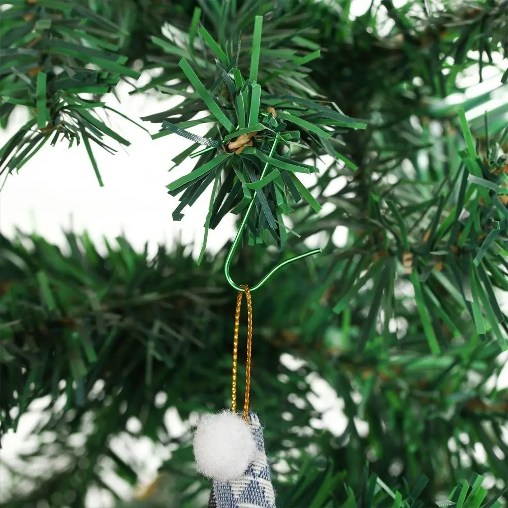 Stainless Steel Christmas Ornament Hooks Non-Slip Design Iron Material Tree Decor Hanger Hook Versatile Use 100Pcs 300Pcs