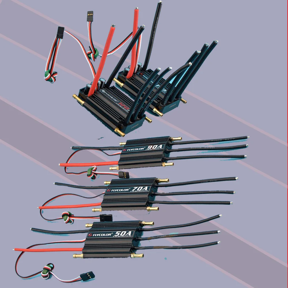 

Feiying Jiale 50A 70A 90A 120A 150A Ship Model ESC Water Cooled Brushless Waterproof Two-way ESC