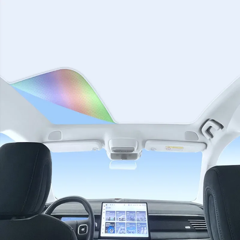 Car Colorful Ice Crystal Sunroof Sunshade For CHANGAN AVATR 11 2022-2025 Skylight Roof Heat Insulation Shading Auto Accessory