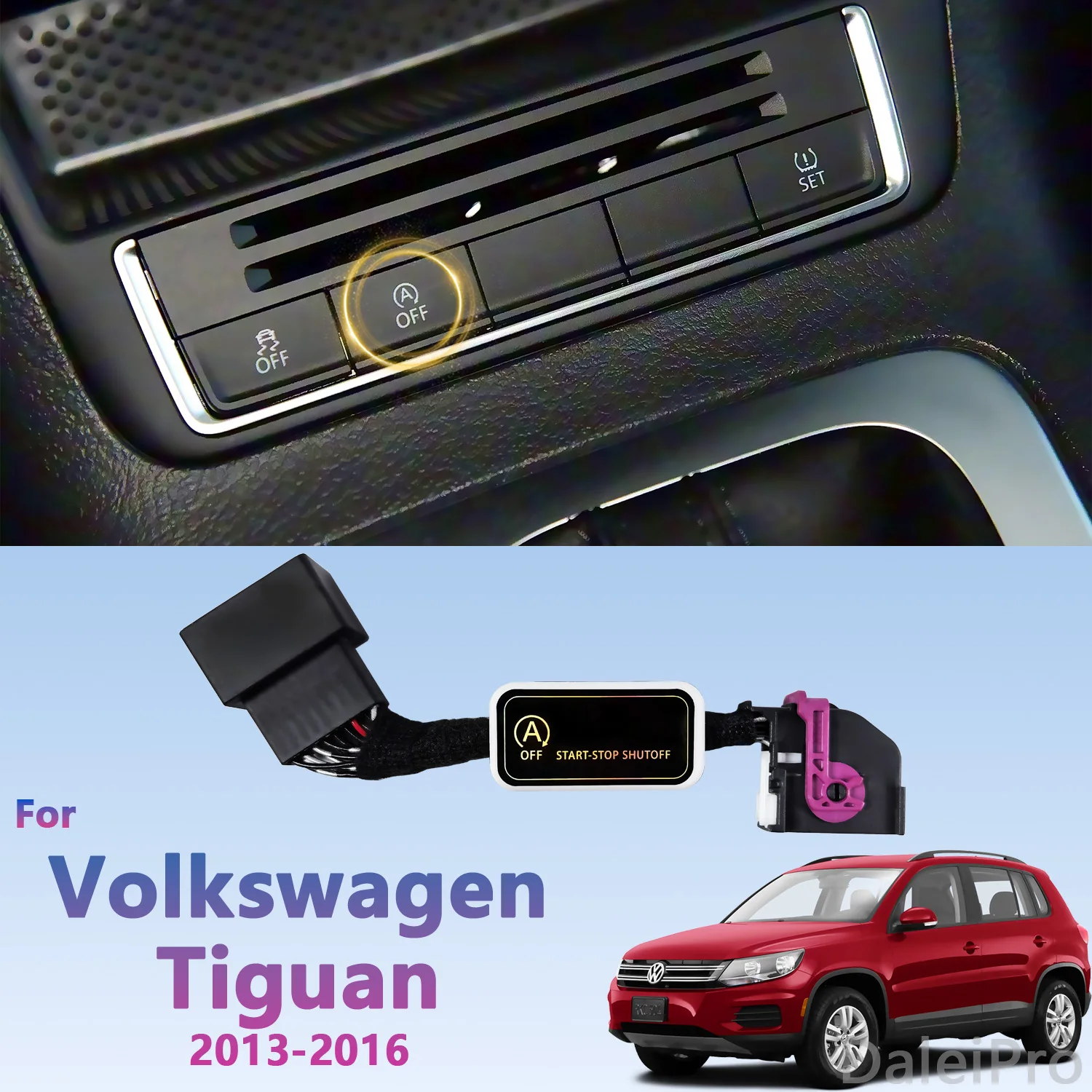 

Автоматический запуск и остановка для Volkswagen VW Tiguan 5N 2013-2016, автоматический запуск двигателя, система управления устройством, заглушка датчика