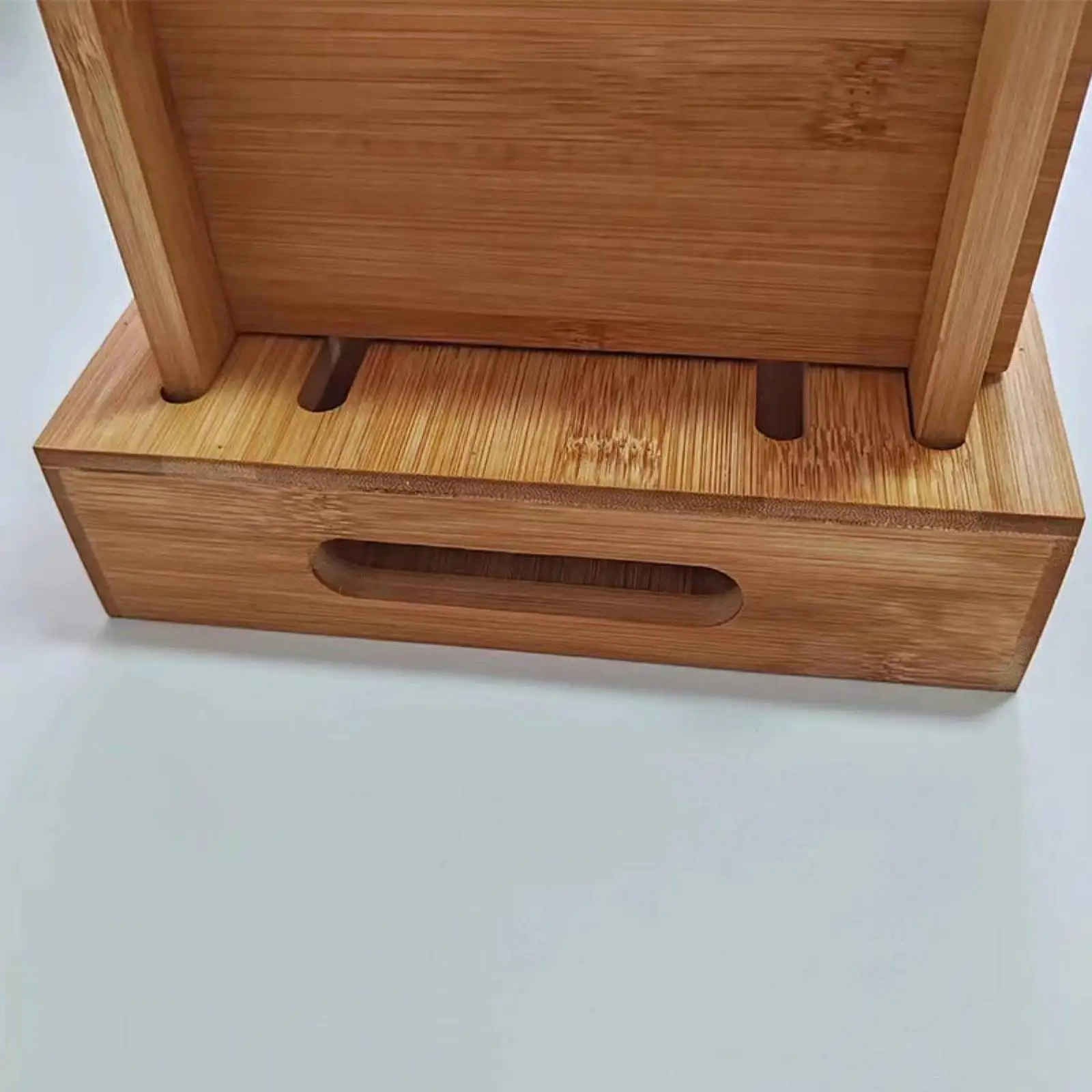 

Bread Slicer Adjustable Bamboo Loaf Cutter Foldable Manual Slicer with Crumb Tray for Kitchen Accessories Sandwich Bagel