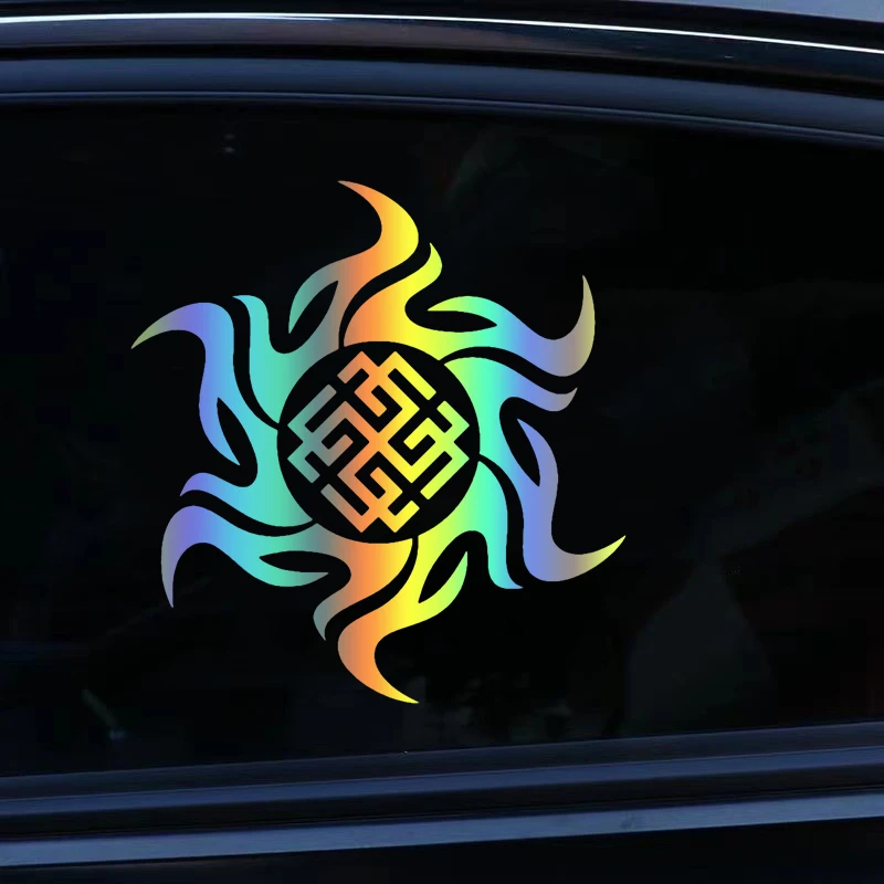 41285# Наклейка Оберегом Сварожич Die-Cut Vinyl Decal Car Sticker Waterproof Auto Decors on Body Bumper Rear Window