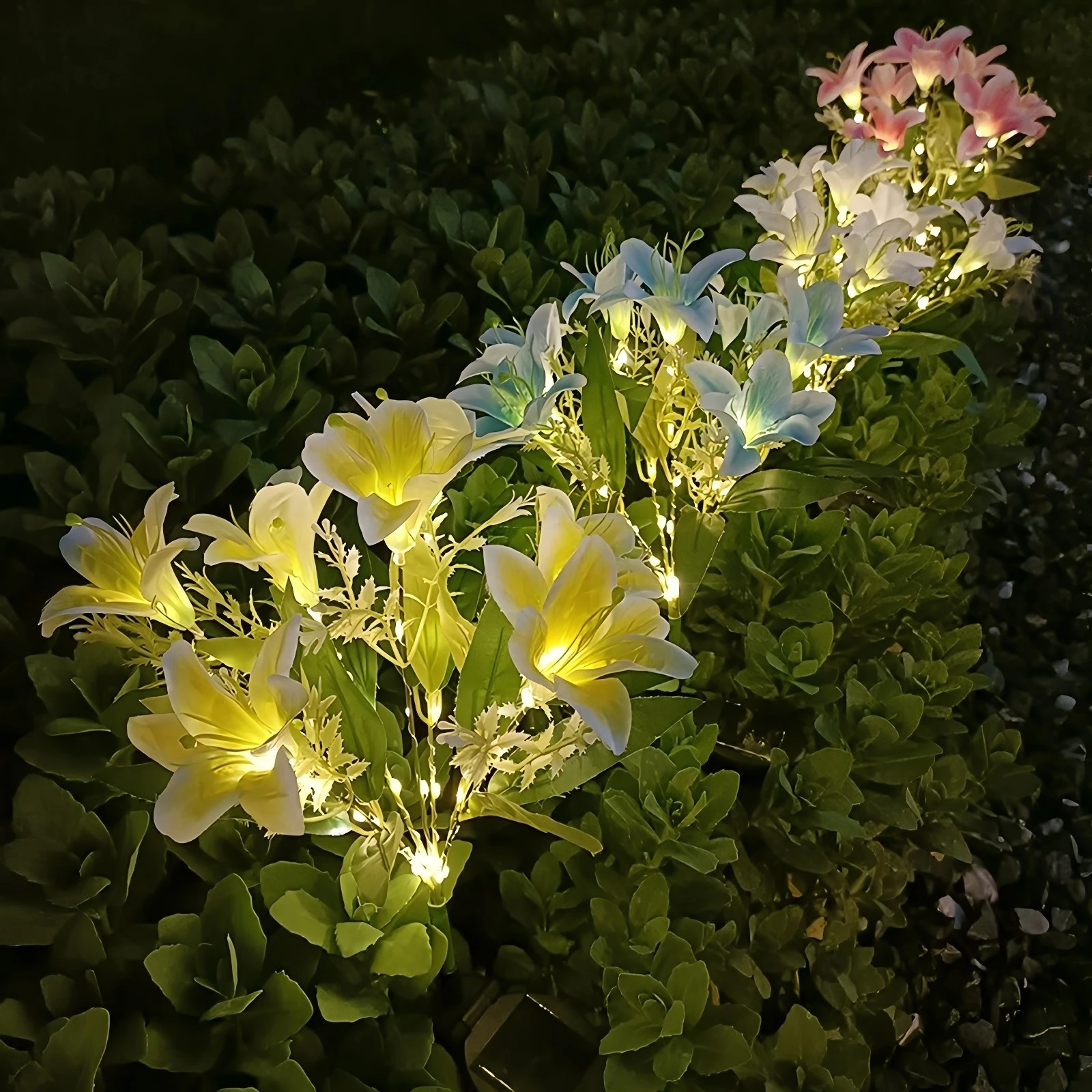 Auto Solar Lily Garden Lights  - огляд і ціна Outdoor Lighting Effects
