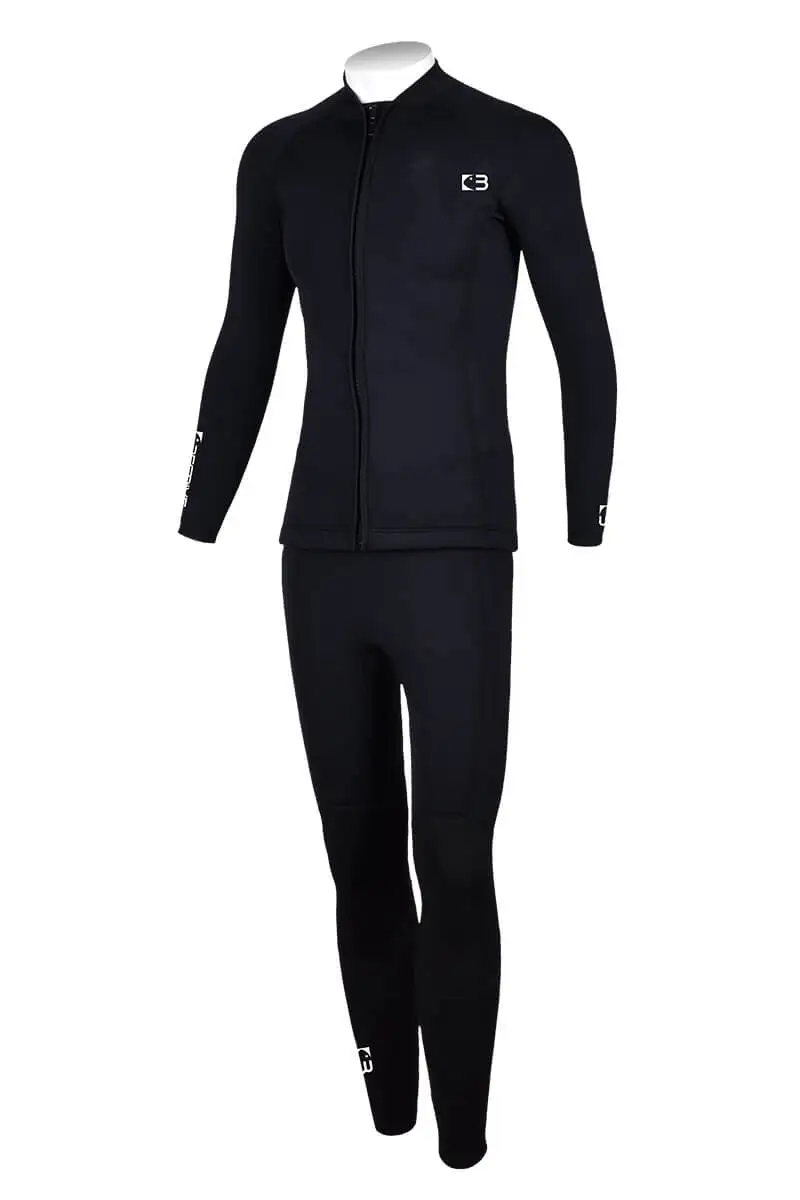 

BESTDIVE 3mm Stretchy Nylon Two-piece Wetsuit Men Yamamoto Diving