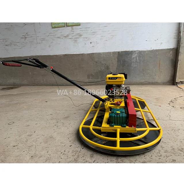 . Powered Power Trowel 100R/Min Disc Speed Hand Concrete Walk-Behind Power Trowel
