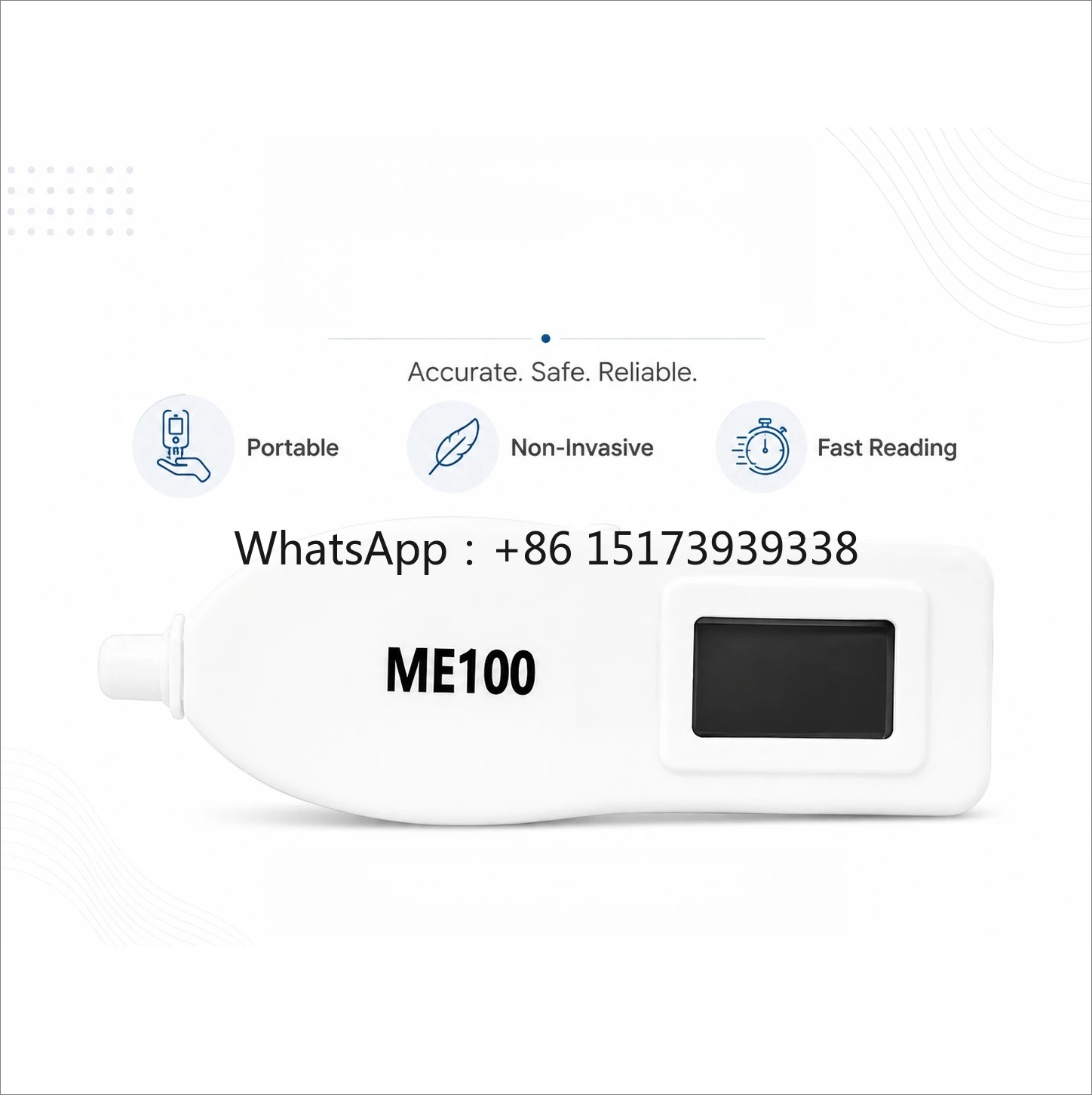 Transcutaneous Jaundice Meter Non-Invasive Bilirubin Analyzer for Newborn Baby Neonatal Testing