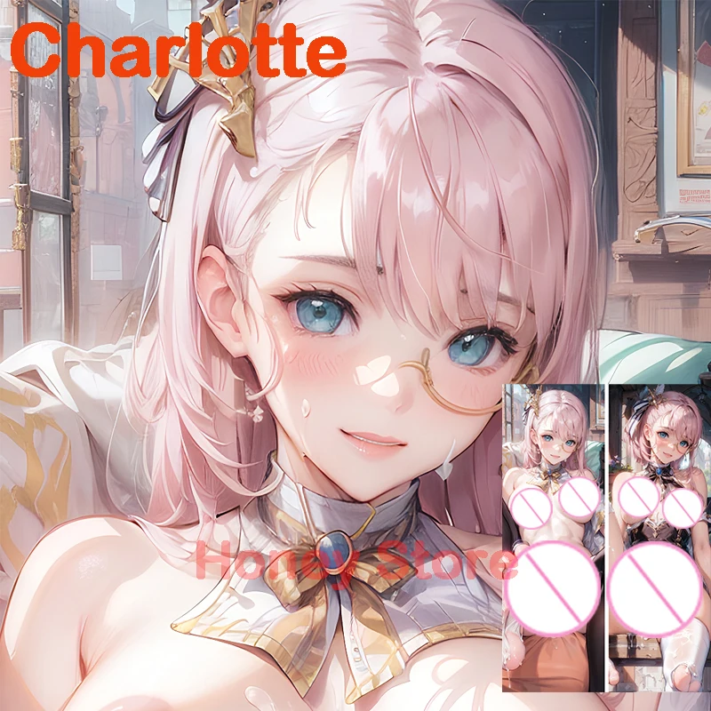 

Двусторонняя наволочка Dakimakura Charlotte (Genshin Impact), наволочка для тела, сексуальная наволочка