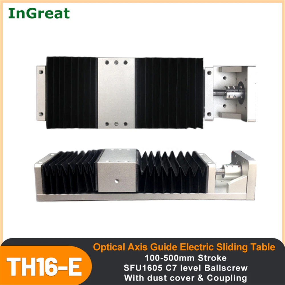 Estágio de Guia Linear de Alumínio com Cobertura contra Poeira x y z Axis Sliding Table Volante para Cnc Router Labeller Router