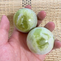 2pc Natural Jade Fitness Ball Lantian Jades Handball Jasper Health Massage Balls Finger Exercise Massager Stress Relax Care Tool