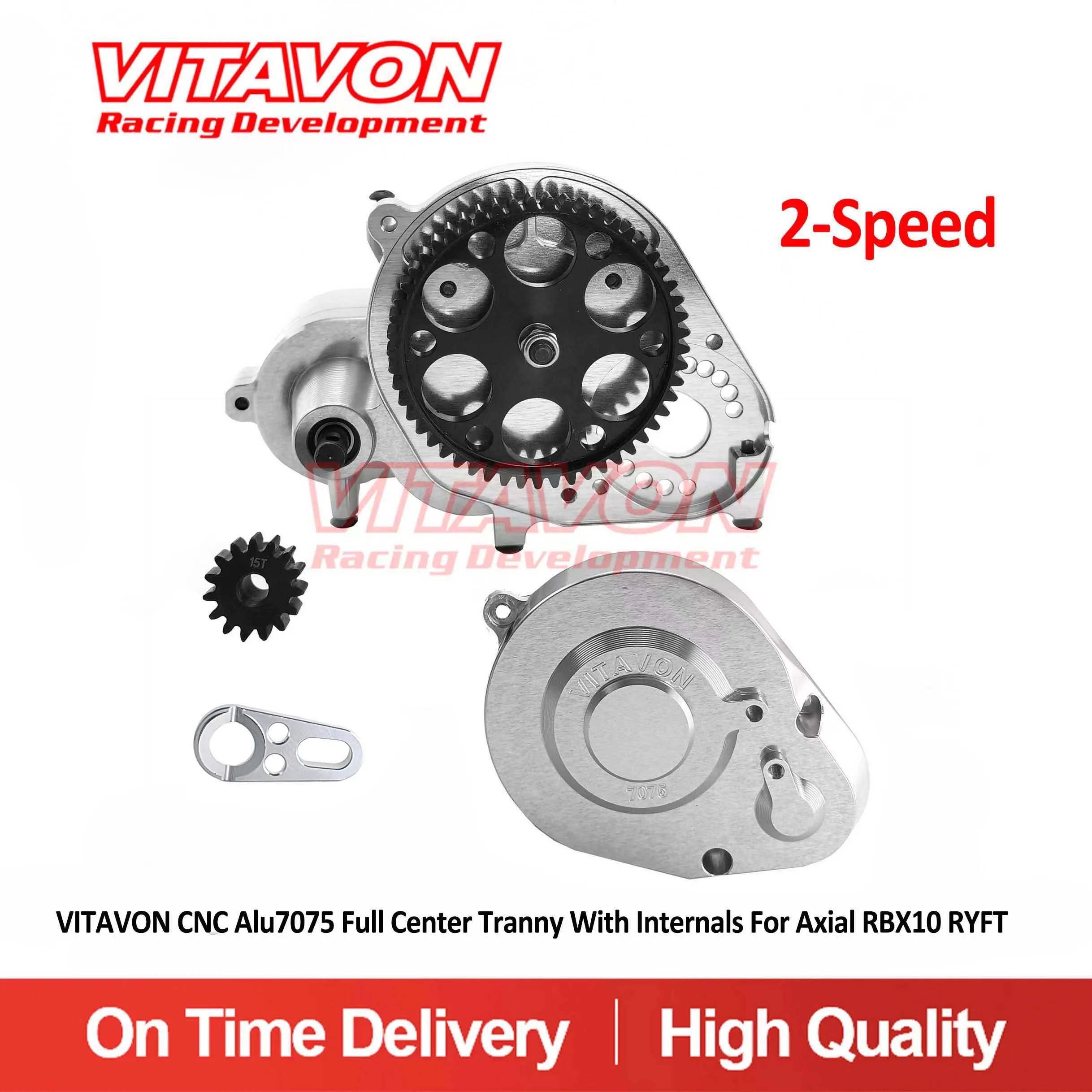 VITAVON CNC Alu7075 Full Center Tranny With Internals For Axial RBX10 RYFT  1/10