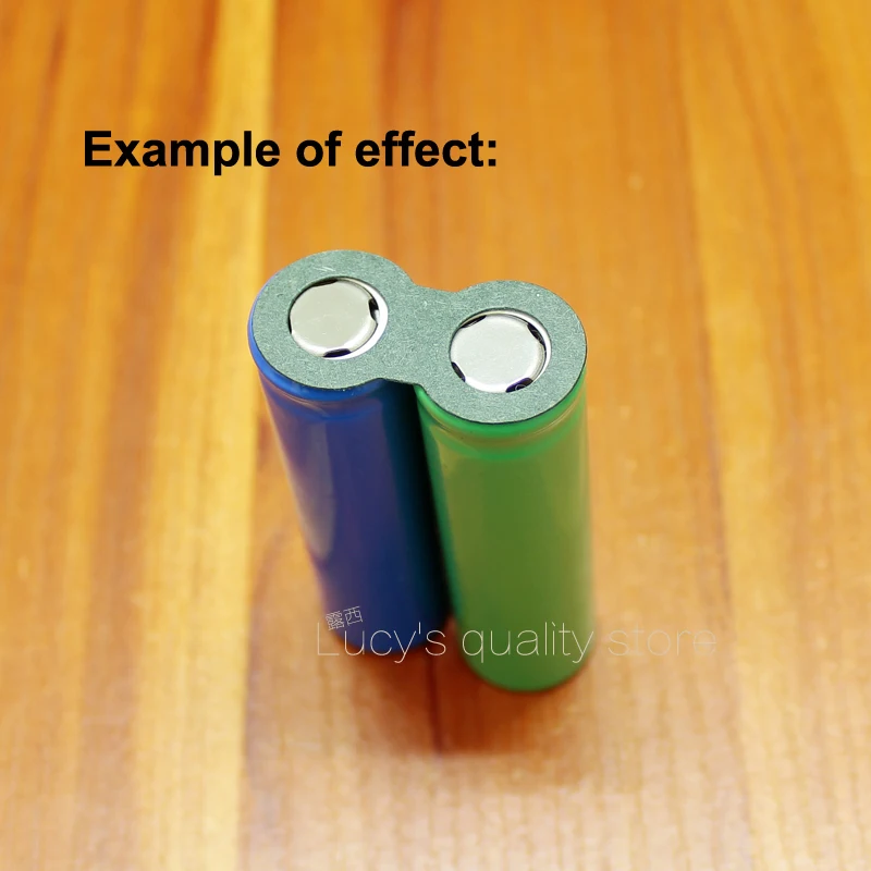 100pcs/lot 18650 Lithium Battery Positive Hollow Insulation Pad 6S Indigo Paper Green Shell Insulation Surface Mat Meson