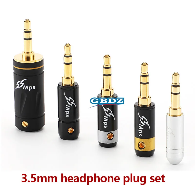 

MPS Plug DIY Eagle-4G/4S/6C Falcon 2.55mm/3.55mm Stegodon Gold-plated 3.5mm Fever Stereo Welding Audio Head AUX Recording Cable