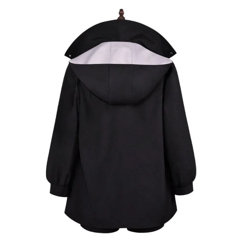 أزياء أنيمي نداء الليل ناناكوسا نازونا التأثيرية أزياء جلدية سوداء موحدة عباءة مجموعة كاملة كرنفال فستان الحفلات فتاة الدعاوى