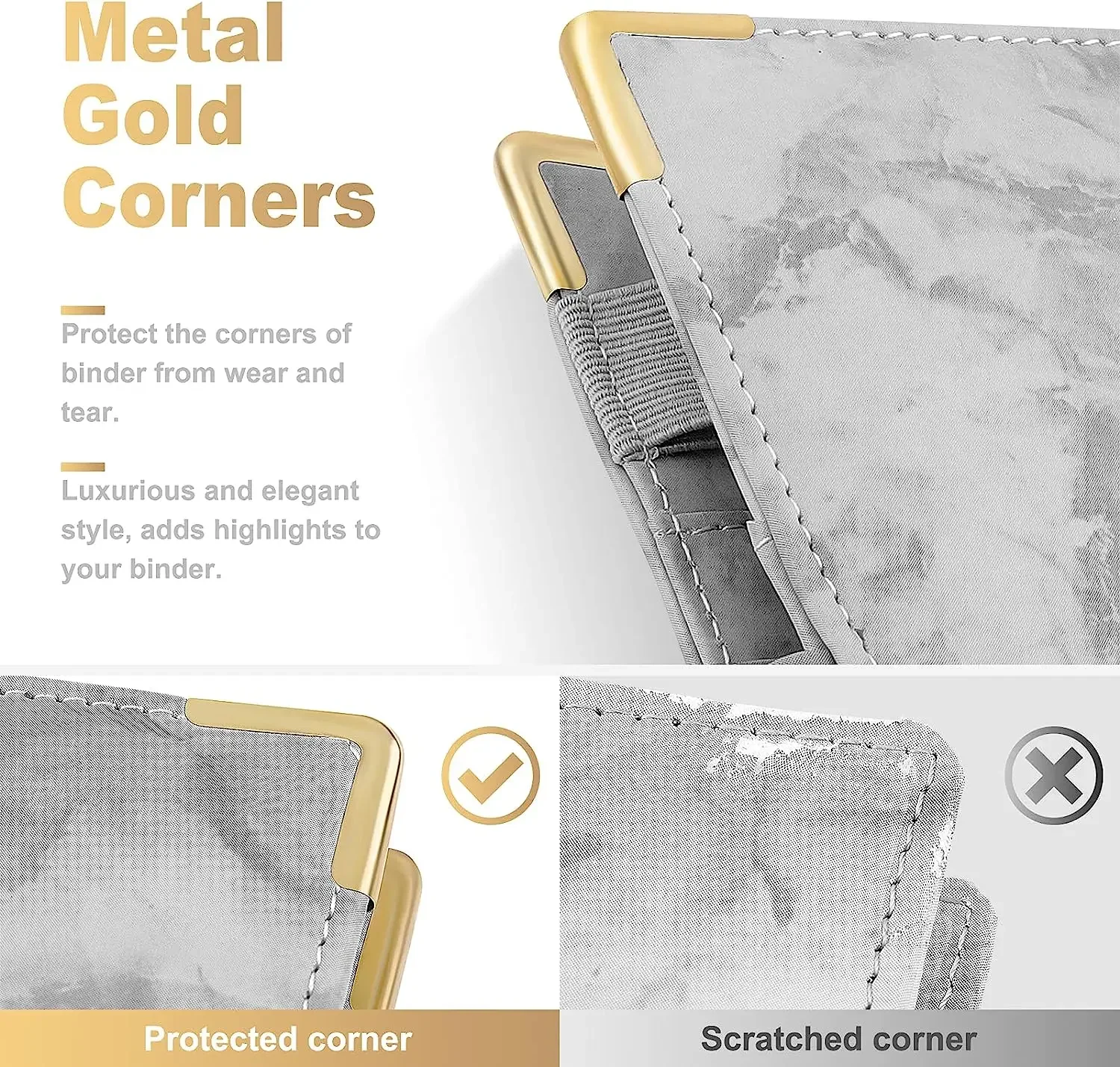 A6 Pu Lederen Marmeren Notebook Binder Budgetplanner Organizer Voor Geldbesparingen Met 6 Envelopzakken En Stickers Met Rits