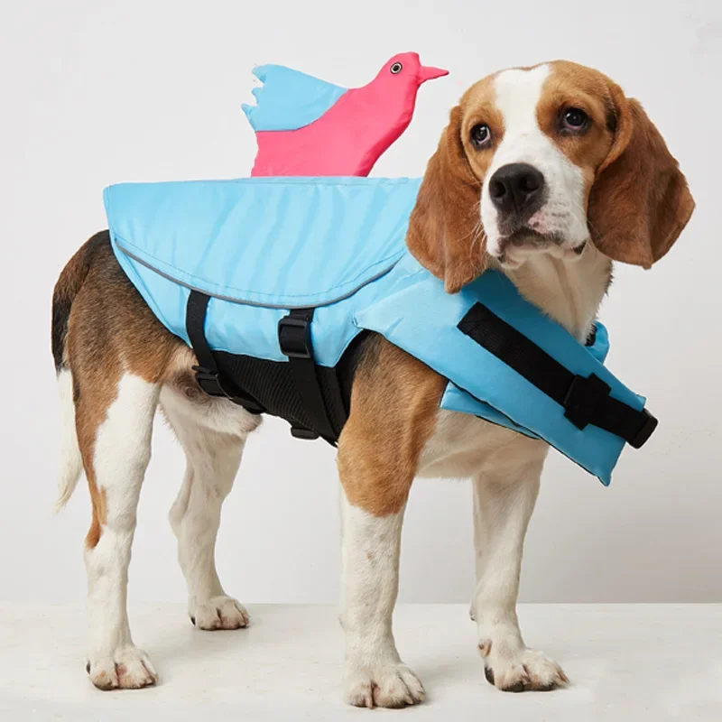 

PET Products New Pet Seagull Life Jacket Dog Reflective Swimming Suit In The Small and Large Dog Life Jacket Dog Life Jacket