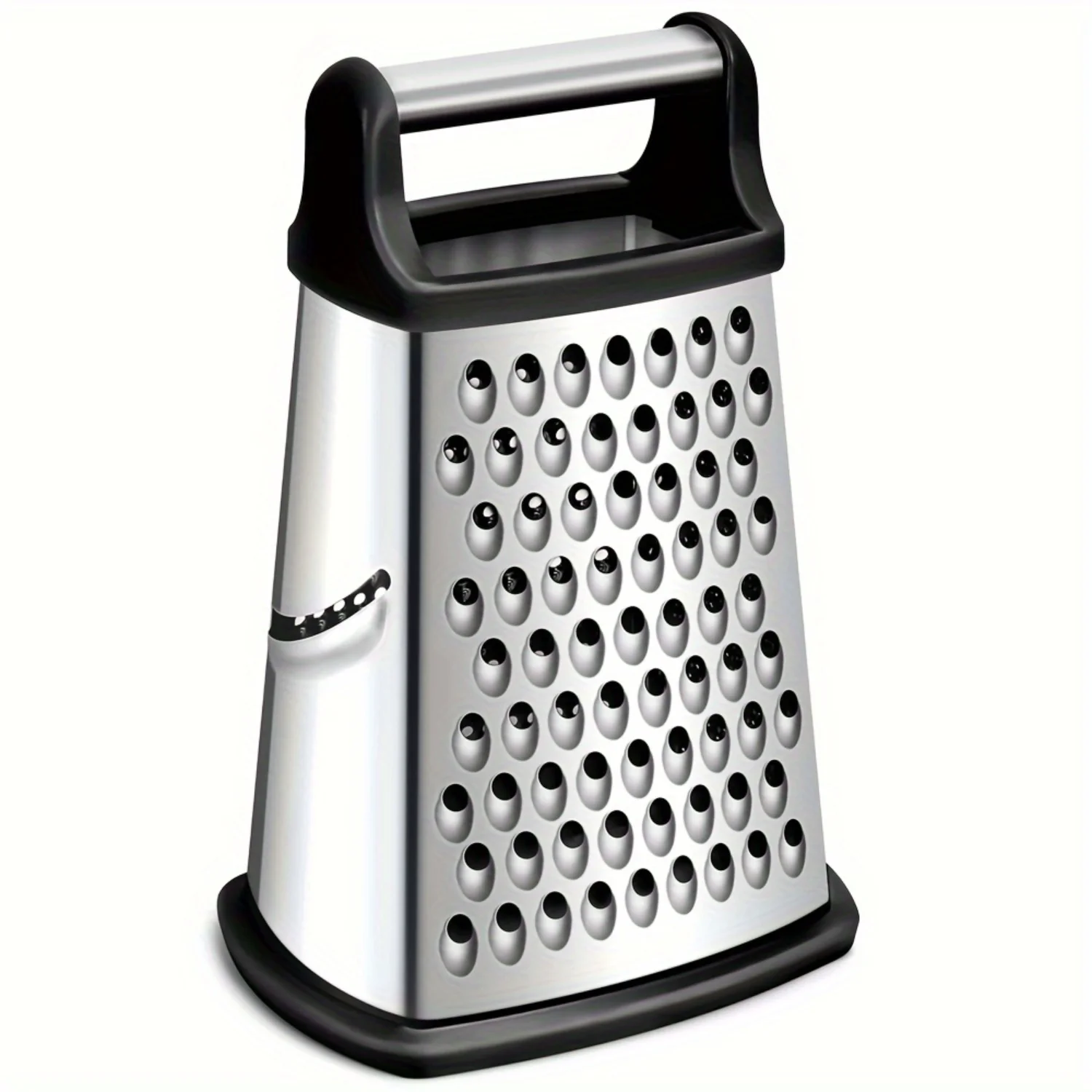 1pc, Box Grater, Stainless Steel Vegetable Grater, Multifunctional Potato Grater, Ginger Mesher, Household Cheese Slicer, Vegeta